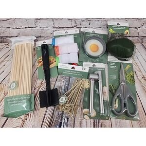 Culinary Elements Kitchen Starter Bundle Utensils Storage Shears Meat Chopper